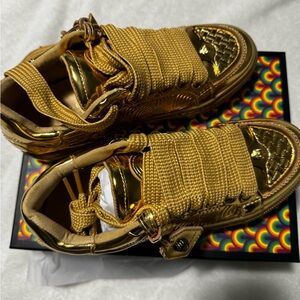 Kurt Geiger Gold Sneakers